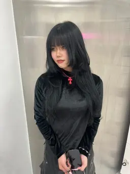 🐺レイヤーカットorウルフレイヤーカット、ハッシュカット限定🐺全体レイヤーカット➕高保湿ナノスチームトリートメント