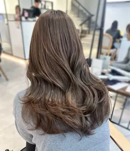 《大人気❗️》【✨ブリーチ無しダブルカラー✨】低ダメージで柔らかい質感ヘアに🇰🇷 ✨