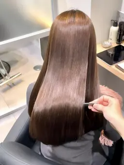 ホリスティック処方🫧ノンダメージ縮毛矯正＋カラー＋カット💫■期間限定■ 口コミ下さる方保湿トリートメント付き