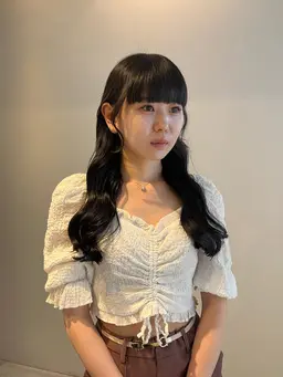 【お出かけ前のヘアセット】コテ巻きおろし🪄