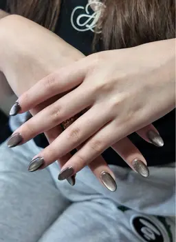 【オフなし】シンプルデザイン🤍🪽 クリアベースmagnet/flash/mirror/aurora✨