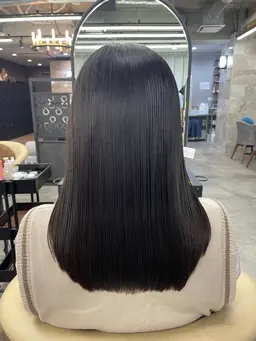 地毛風縮毛矯正+最高級オージュアトリートメント