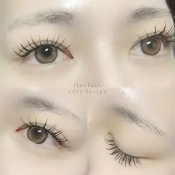 《初回》 シングルフラットラッシュ 80本 ✨ ケラチンコーティング仕上げ