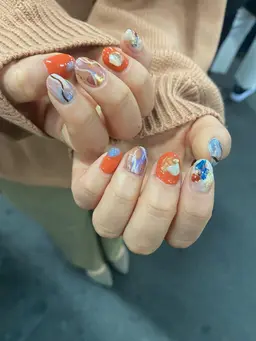 🌿90分ニュアンスネイル（オフなし）（甘皮ケア付）持ち込み相談◎ 【パラジェルベース&フィルイン変更可能】