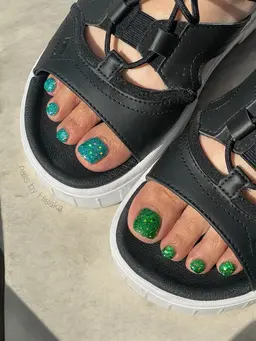 オフなし フットネイル ワンカラー (マグネット、フラッシュOK)