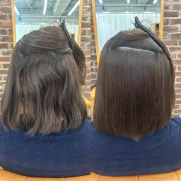 【ツヤ髪作るなら】前髪縮毛矯正+トリートメント