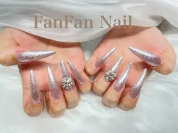 【学割】チップ長さ出し10本➕シンプルデザイン　¥10000