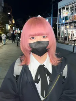 【🫧ミニモ学割🫧】ブリーチ➕高発色艶カラー➕高保湿トリートメント（#ダブルカラー/ケアブリーチ/カラー/ハイトーン）