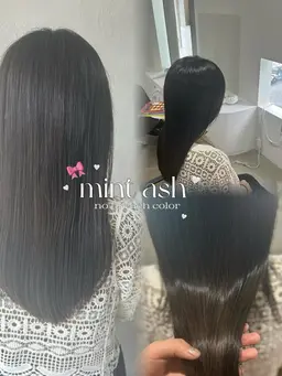 《女性限定》（ブリーチ履歴がない方）カラー🩵　￥1500カット不可