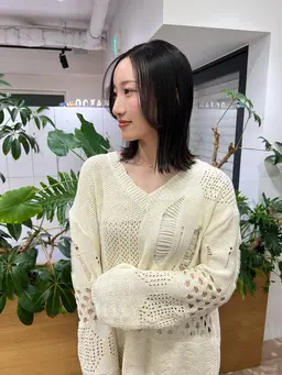 【🉐ミニモ限定🉐】カット+透明感カラー+プル艶Aujuaトリートメント✂️