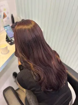 🍒❣️ワンホン♡暖色ツヤツヤヘアにしたい方はコチラ❣️🍒🎖ワンカラー➕髪質改善トリートメント🪽✨