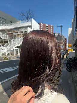 【U24】ナチュラル透明感カラー✨️➕うるつやトリートメント☁🍯（ミディアム）