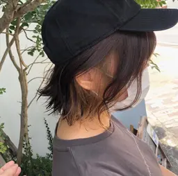 【イヤリングカラー🌿】カット＋インナーカラー¥15500