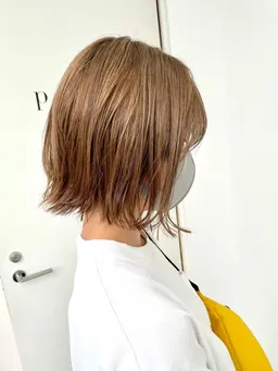 【一気に垢抜け】✨メンテナンスカット+ダブルカラー✨ハイトーン 暖色カラー ウルフ ブリーチインナーカラーハイライト