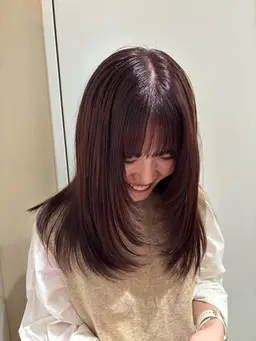 【🌷🌷発色抜群❣️暖色カラー🌷🌷】ブリーチなしで作る暖色カラー➕3種から選べるトリートメント🐕