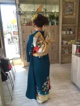 成人式前撮り☆振袖着付け＆ヘアセット