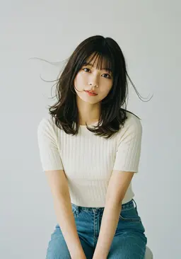 黒染めカラー+トリートメントサービス