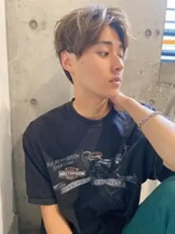 【メンズ人気・身だしなみOK】カット＋カラー＋眉カット＋炭酸シャンプー