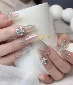 💅ハンドネイル【新規オフ込み】🫶自爪1ワンカラー➕パーツつけ放題コース　💰10800