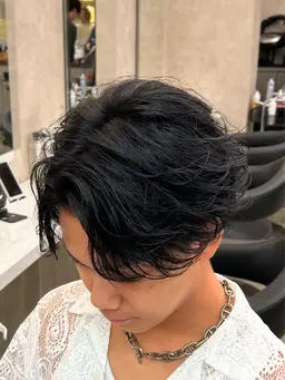 【🔷90%のお客様が選ぶ🔷】メンズカット➕メンズパーマ(フェザーパーマ、ニュアンスパーマ、カルマパーマ、)