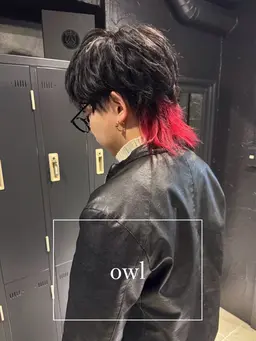 ✨人気✨ メンズカット+ダブルカラー(インナーカラー)    【owl初めてのご利用の方限定】