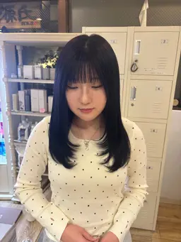 【似合わせ顔周りカット🩵】ワンカラー➕前髪カット💇🏻♀️✩
