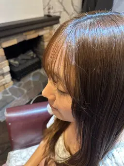 ストレートパーマ(前髪のみ)