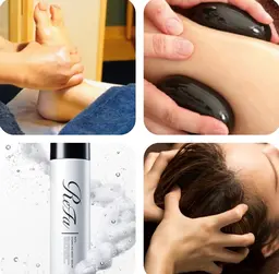 【Google口コミモニター】選べる若石足つぼ70分 ＋ 炭酸ドライヘッドスパ20分