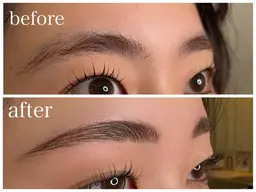 【🌷モデル🌷】ハリウッドブロウリフト(毛癖改善＆ワックス)