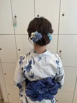 《特別価格》浴衣着付け＆ヘアアレンジ𓂃 𓈒𓏸❁⃘ （土日祝：¥7700となります）