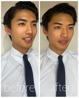 【平日限定】メンズ眉毛WAX+眉カットパーマ|大阪堺市|清潔感重視のオーダーメイド眉・新規OK ✨ JR堺市駅徒歩1分