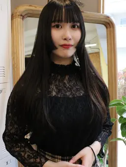 顔まわりカット◯顔まわりレイヤーや、姫カット◯雰囲気帰るスタイル任せてください◯