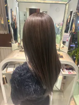 ワンカラー+酸熱トリートメント🫧