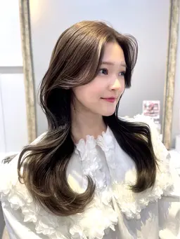 ミニモ限定✨️韓国風レイヤーカット+髪質改善カラー+韓国風まつ毛パーマ🩷