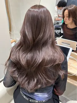 ブリーチなしWカラー+3step艶トリートメント