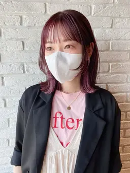 【 大人気 🦄 💗】ブリーチ無し 暖色 🍊🍇カシスオレンジカラー 🍇🍊 ➕ 5stepトリートメント🫧