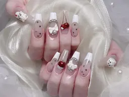 初心者練習モデル🧡[オフなし]🧡持ち込みデザイン10本まで+チップ長さだし1０本(ジェルオフあり+500円)