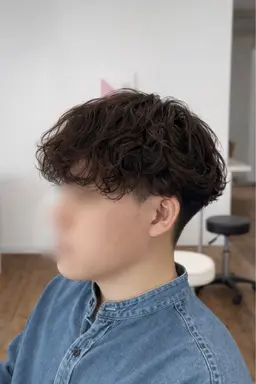 【トレンドNo.1🔥】メンズカット+シャドウパーマ