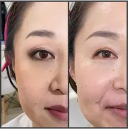 プロによるメイクアップ