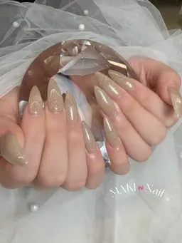 【シンプル好きさんに♡】美フォルム✨ワンカラー♡※カラー120色以上・ラメ変更も🆗