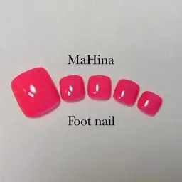 フットネイル✨ワンカラー(オフ・ケア込み)