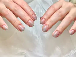 ワンカラーorラメグラテーション「ジェルオフ無料」