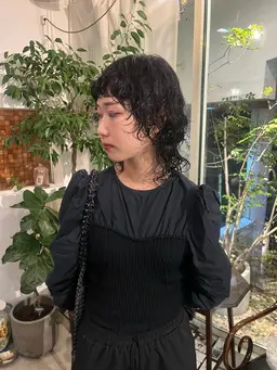 《3/18限定🌿》カット＋パーマモデル（ミディアム）