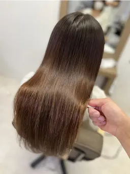 【うねりとはさよなら◎】KINUGAMI髪質改善縮毛＋Cut＋水素TR¥20000