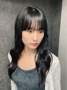 前髪縮毛矯正　➕カット