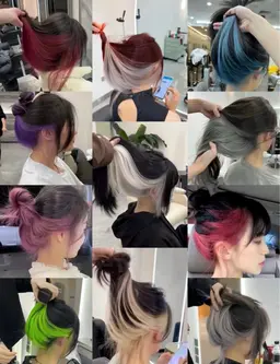 インナーカラー）か（フェイスフレーミング） ダブルカラー🩷