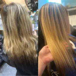 💟〘大人気ッ〙ブリーチしてても出来る髪質改善💟アイロン無しでサラサラつるつる😆💗3~6ヶ月に1回🌼