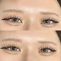 ♡束感コーティング付き♡フラットラッシュ🌺120本 初回オフ無料   L.LC.LDカール＋550円