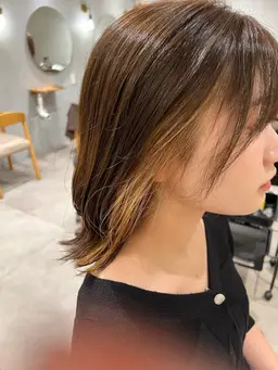 インナーカラーだけしたい方】全体カラー+インナーorイヤリング→8,800円