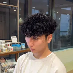 🔵メンズカット＆パーマ【波巻き/ツイスパ/フェザー】